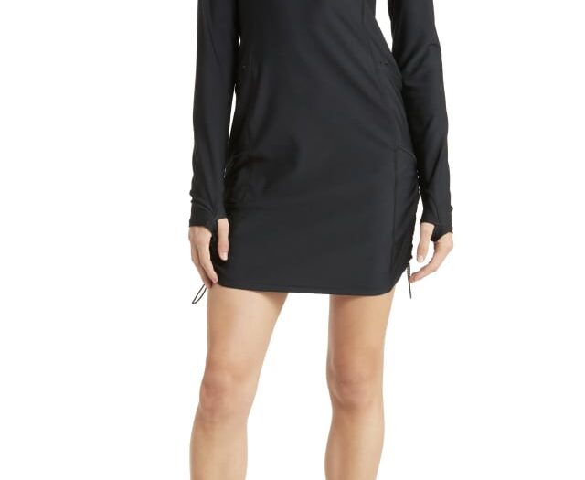 Excursion Hooded Long Sleeve Dress