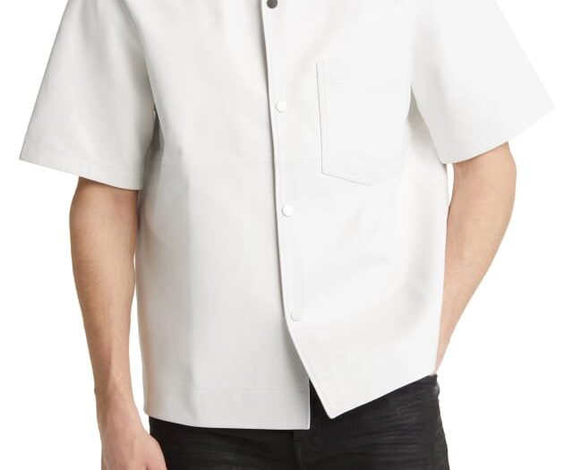 Leather Camp Shirt