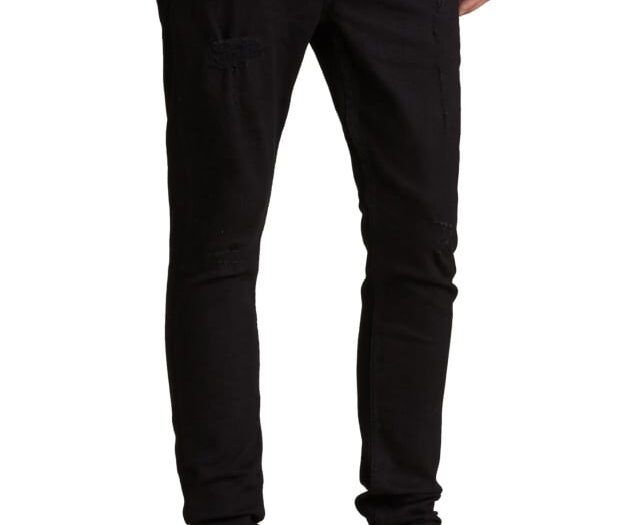 Damaged Cigarette Skinny Jeans
